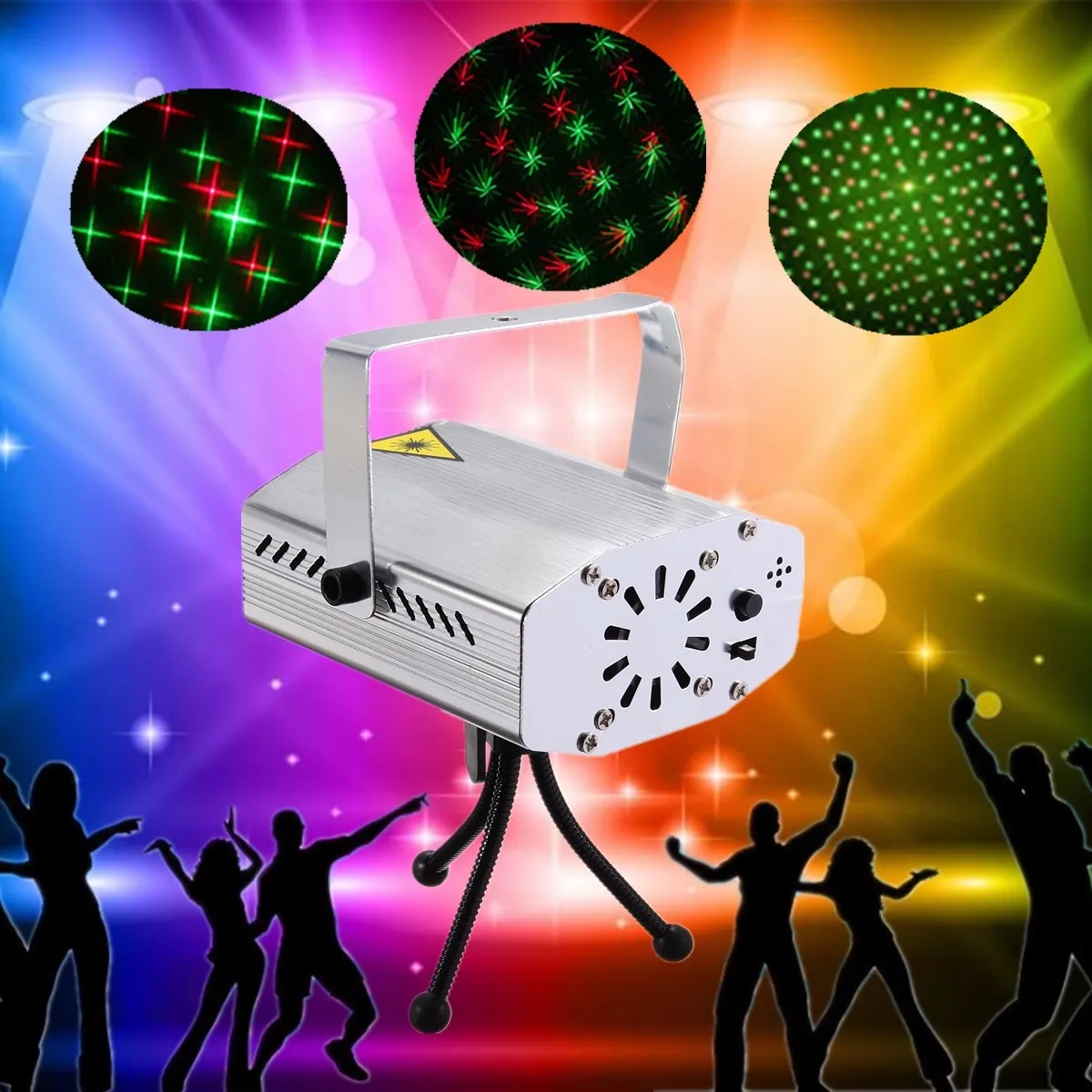 

Mini Stage Light Wireless Laser Projector Stage Lights LED Stage Party Lighting Projector With Remote Control for DJ Disco