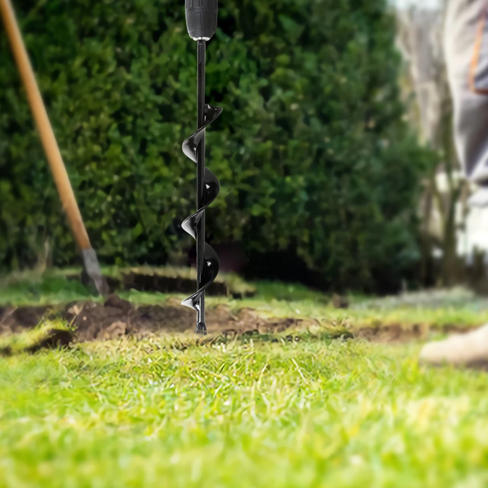 Садовый Бур спиральное сверло Рото цветок плантатор лампы шестигранный вал