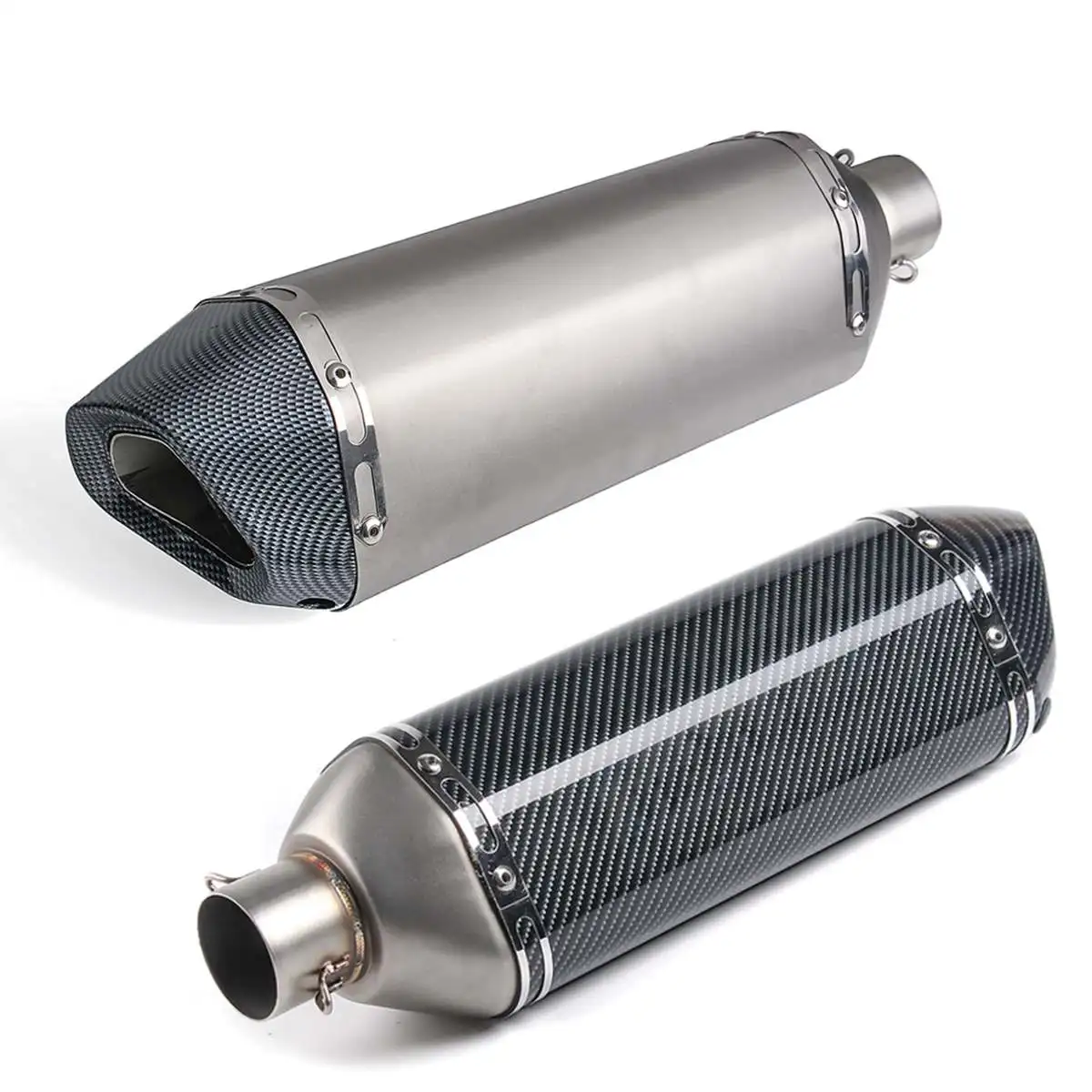 Para la mayoría de Escape de la motocicleta 1 Unidades 38mm Universal de la motocicleta de la bici de la suciedad de Escape modificado Scooter mufla Atv DIY estilo