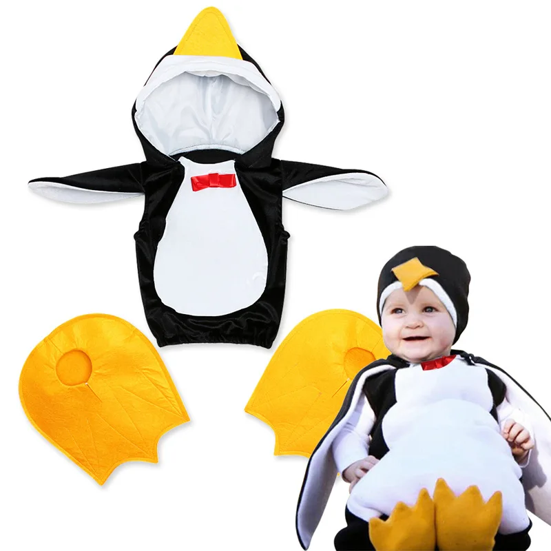 Lovely Kids Cartoon Penguin Baby Animal Jumpsuit Halloween Cosplay Costume on AliExpress