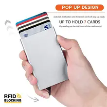 Бизнес карты RFID бумажник держатель для карт Nfc Кредитной Карты Чехол минималистский тонкий бумажник передний карман чехол для карт