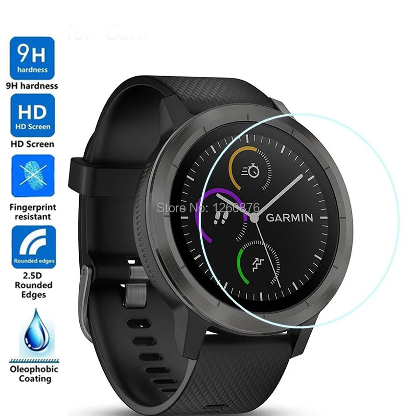 Закаленное стекло для Garmin Vivoactive3 Премиум Smartwatch Защитная пленка для экрана Garmin Vivoactive 3