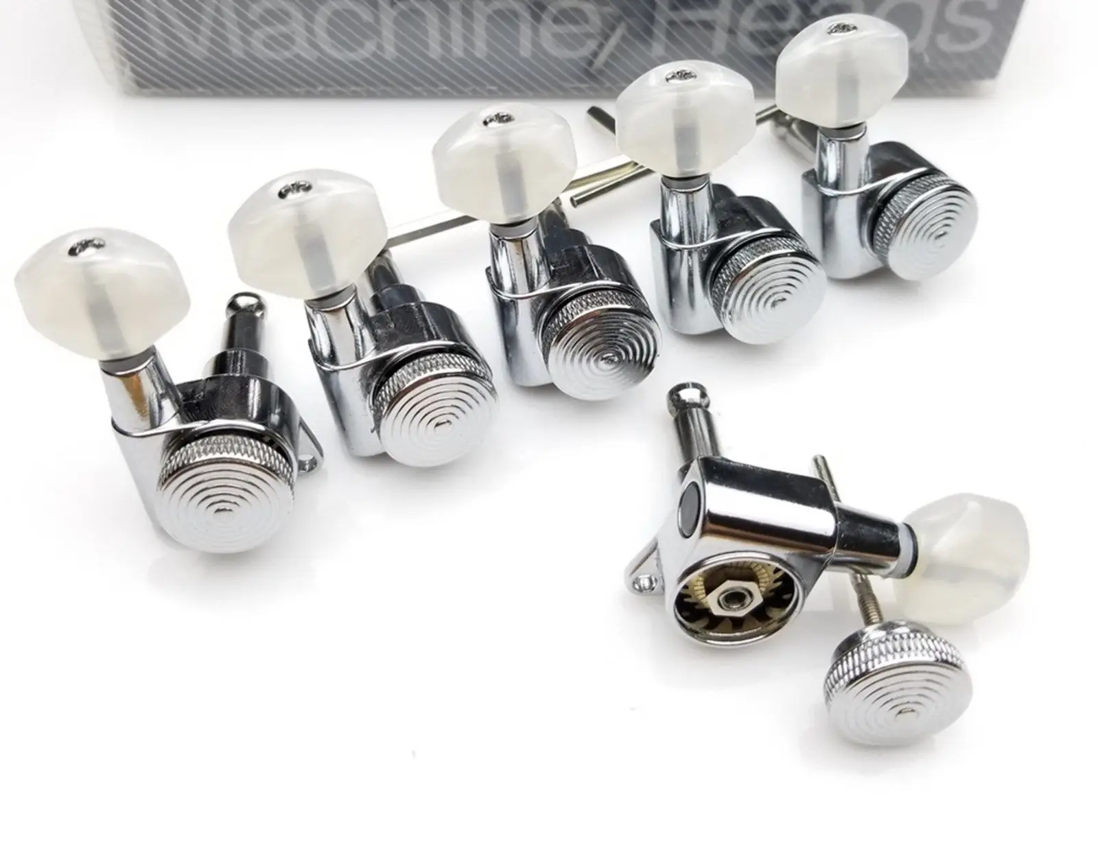 6R Chrome LOCKING Tuners JN 07 SP for Stratocaster Telecaster Strat