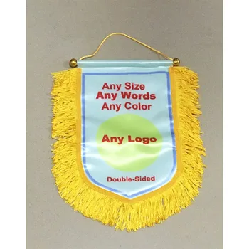 

Custom Made 20cm*30cm Size handing Christmas Decorations for Home Flag Banner Gifts