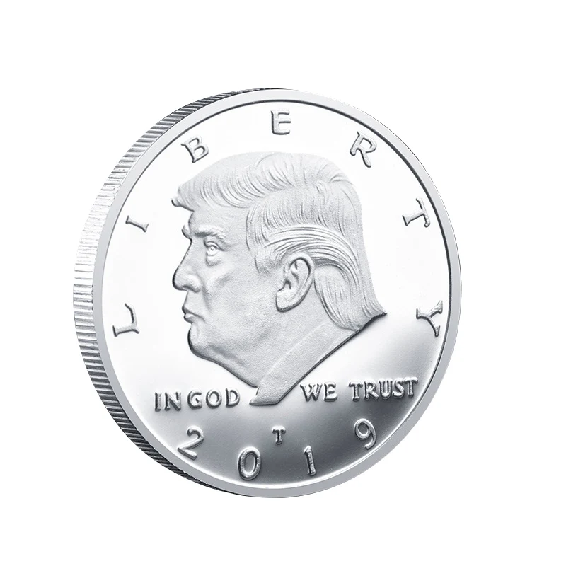 

President Donald Trump Silver Plated Eagle Commemorative Coin