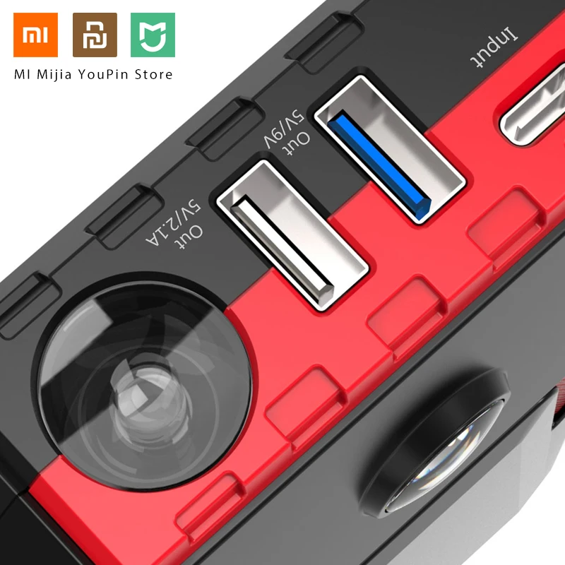 Xiaomi carku Автомобильный аварийный пуск Мощность мобильный Банк питания Черная