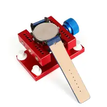 1 шт., большой металлический чехол для часов, держатель, регулируемый часовщик, тиски, инструмент для ремонта наручных часов, Наборы инструментов для ремонта часов