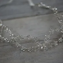 Ручной работы кристалл Стразы Свадебные повязки тиара аксессуары для волос для женщин девушка пышные волосы бижутерия украшение для головы