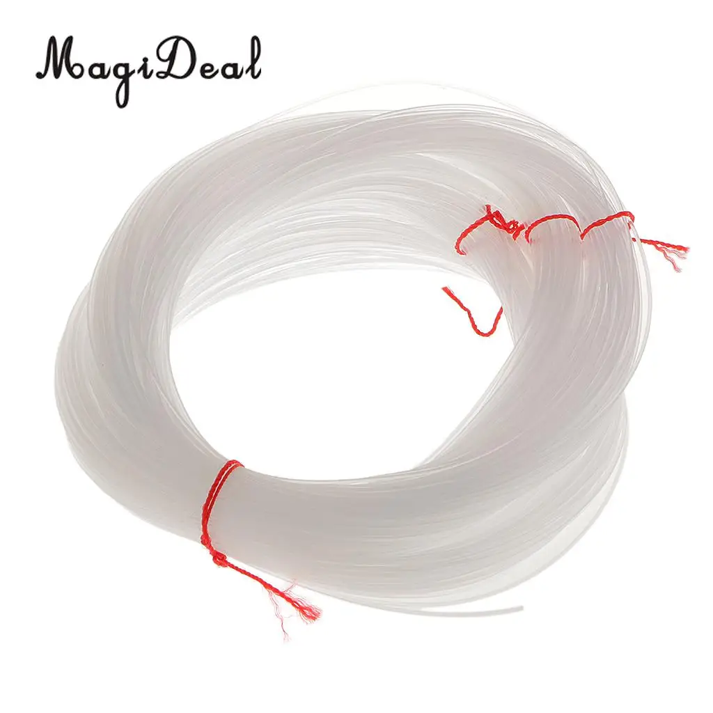 

MagiDeal 100 Meters Clear Nylon String Thread 1mm Dia. Fishing Line for Boat/Cast Fishing with the Thick Line Diameter -Clear