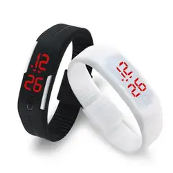 Светодиодный спортивные бег часы Дата Браслет цифровые наручные часы спортивные часы женские мужские часы Saat Relogio дропшиппинг