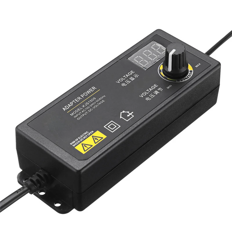 CLAITE KJS 1509 3 24 В 1.5A адаптер питания AC/DC регулируемого напряжения светодиодный