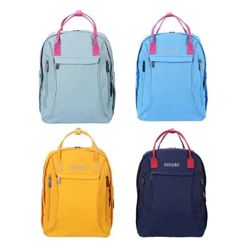 

Simple Pure Color Mummy Waterproof Diaper Handbag Large Capacity Travel Nursing Stroller Baby Care Nappy Maternity Backpacks