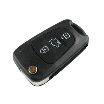 

3 Buttons Replace Flip Key Shell Remote K2 K5 Folding Remote Key Case Car Accessories