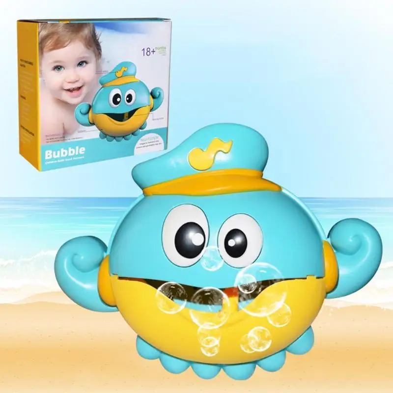 Электрический Bubble Maker музыкальные игрушки для детей игра в воду забавная мыльная