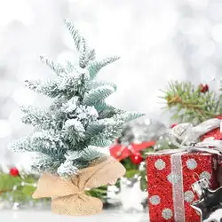 2018 Рождественская Снежинка из флока Рождественская елка ПВХ Рождественское украшение имитация дерева праздничные принадлежности