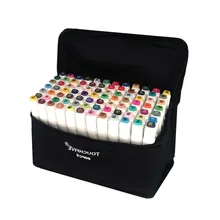 TOUCHFIVE 30/40/60/80/168 Цвета Набор для рисования алкоголя двуглавый маркеры набор кистей и ручек манга чертежный вкладыш жирной граффити ручка