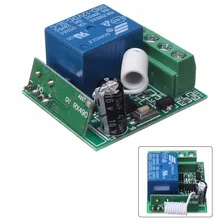 

100M Wireless Remote Control Receiver Relay Switch 1CH DC12V AC22V RF 433MHz High Quality