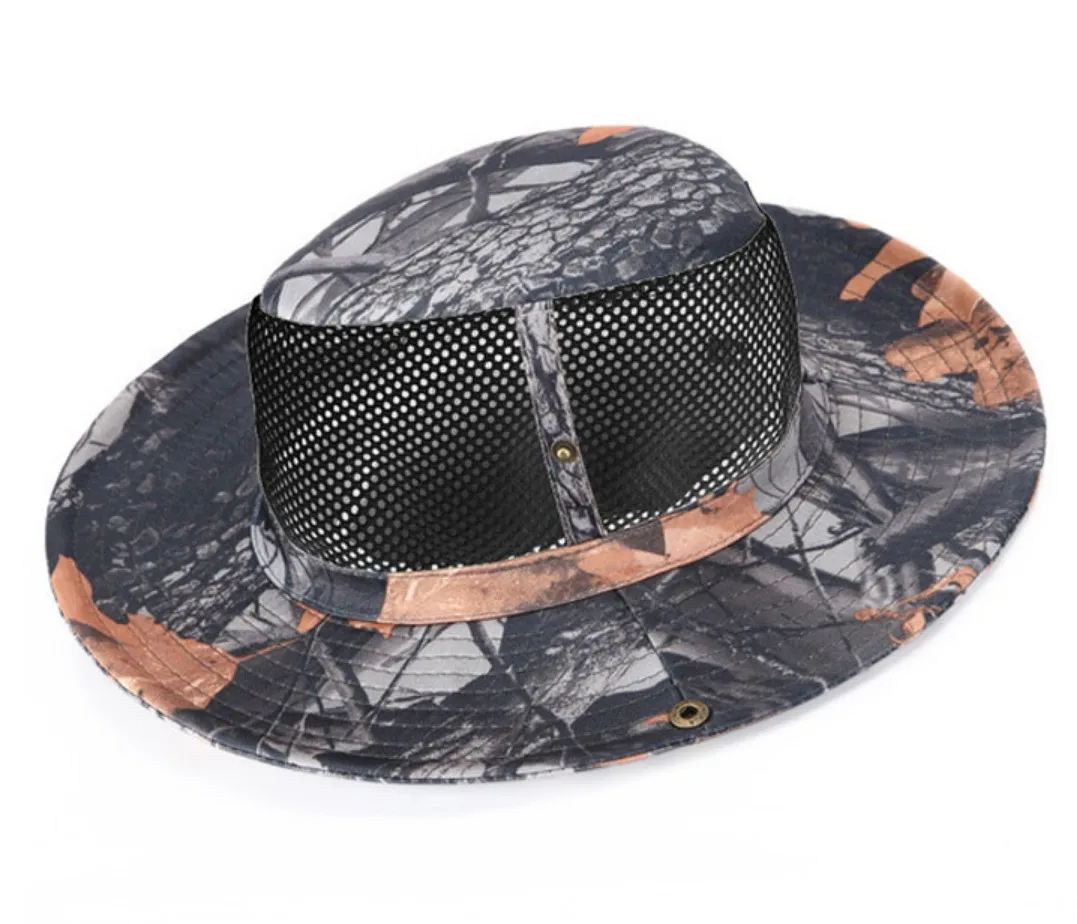 

NEW 2019 Outdoor Alpine cap camouflage printed caps jungle Sunshade fishing cap maple leaf net Maple caps wild hat