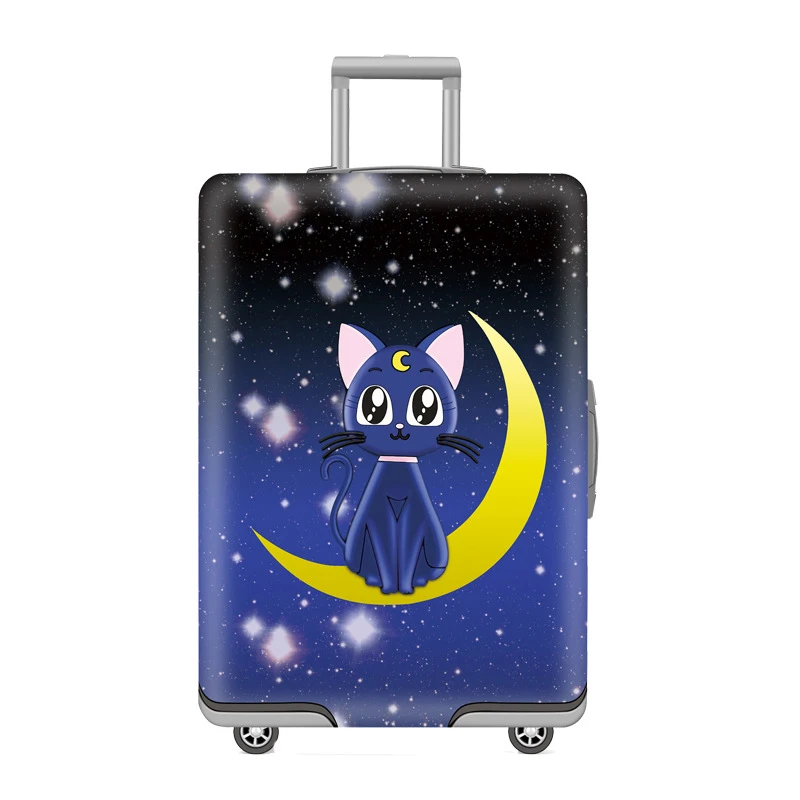 

Elastic Travel Luggage Cover Polyester Cute Animal Cases For Suitcases Trolley Dust Protective Baggage Suitcase Accessories Gear