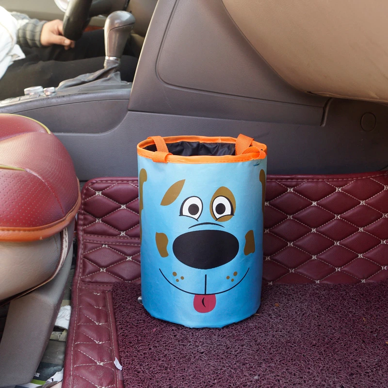 

Car Trash Bin Auto Organizer Storage Box Car Trash Can Rubbish Garbage Holder Seat Back Bag Bucket Accessories