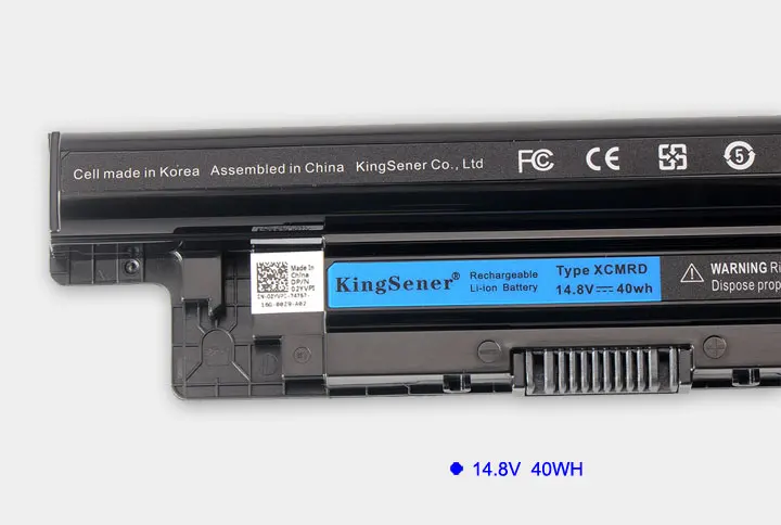 KingSener Korea Cell XCMRD MR90Y Laptop Battery for DELL Inspiron 3421 3721 5421 5521 5721 3521 5537 Vostro 2421 2521 battery