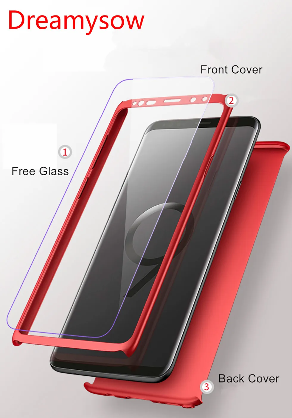

Luxury 360 Full Protection Cover Cases For Samsung Galaxy S9 S8 S10 Plus Note 9 8 S7 Edge Phone Case For Samsung S10E S8 S9 Case