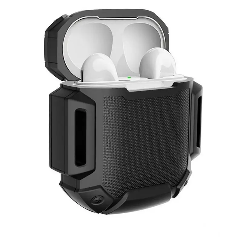 

Wireless Bluetooth Earphone Box Thickened Cover Non-slip Silicone Storage Integrated Earphone Protective Case For AirPods