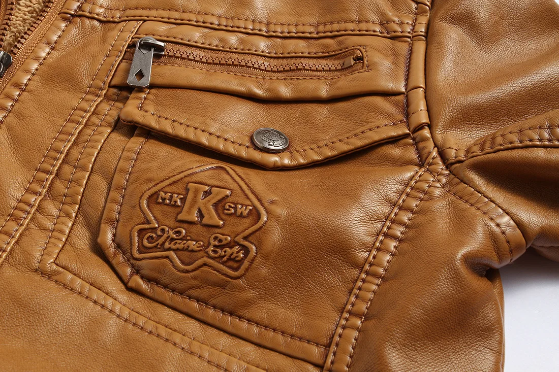 Marque Mâle Qualité Cuir D'hiver Veste Yellow Manteaux Pu En Hommes Fausse Haute Fourrure Polaire Survêtement Vestes Occasionnels Locomotive 2IbW9YeEDH