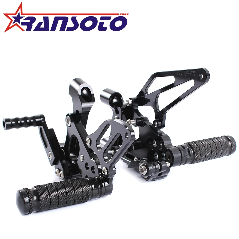 

RANSOTO Brand new Full CNC aluminum Motorcycle Adjustable Rearset Rear Set For DUCATI 899/ 1199 PANIGALE 2012-2015