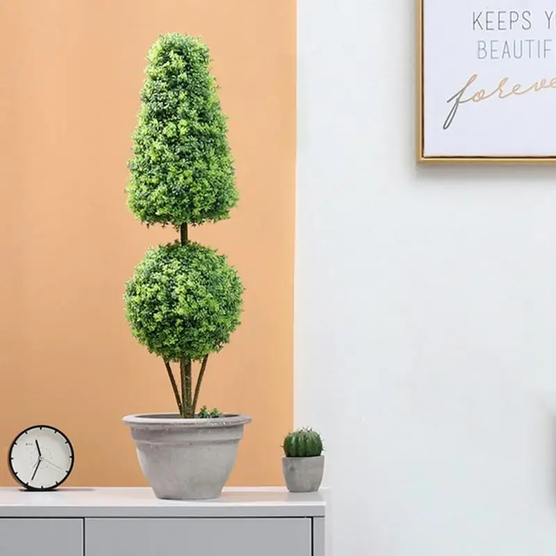 Gran suelo Artificial bonsái hogar Interior sala de estar decoración nórdico Ins falsa planta verde lavabo maceta de cemento Simple y fresco Gran suelo Artificial bonsái hogar Interior sala de estar decoración nórdico Ins falsa planta verde lavabo maceta de cemento Simple y fresco
