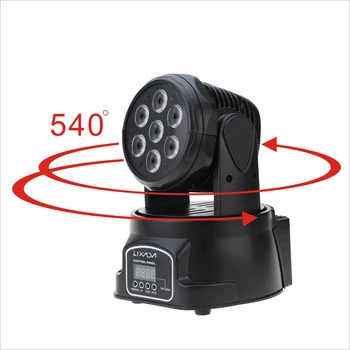 

2019 NEW AC100-240V DMX512 DMX Light Show Disco Lamp Moving Head Light 4 In 1 RGBW LED Stage Light Lighting Strobe