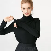 New Fashion Sexy Type Italian Merino Pure Wool Highcollar Sweater Noble Elegant Cute Sweet Bouncy Solid Color Youth Sexy Clothes