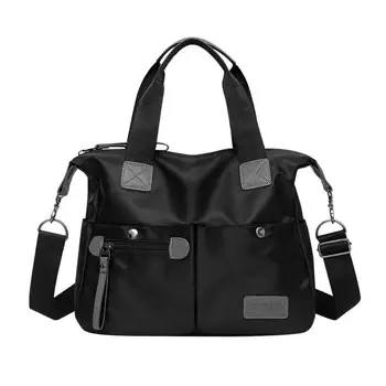 

Fashion Women Solid Nylon Single Shoulder Bag New Design Messenger Bags Girls Lady Handbag Versatile Waterproof Crossbody Bags
