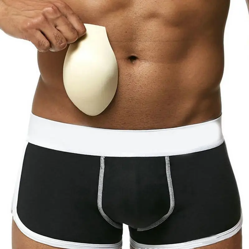 mens pouch swim trunks