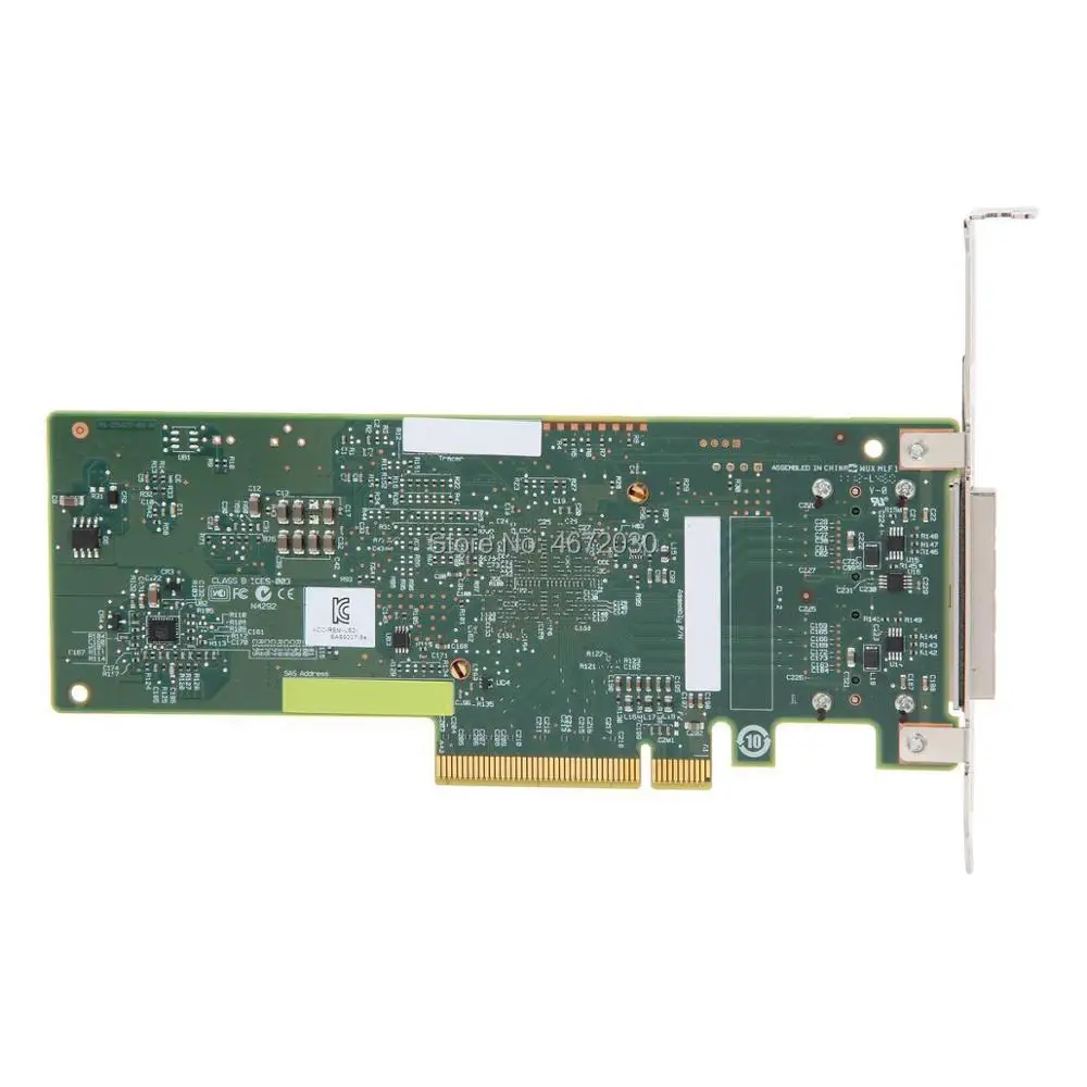 Новая плата контроллера Broadcom Avago LSI SAS 9207 8E LSI00300 OEMs 8 портов HBA jino SFF8088 6 ГБ PCI E 3 0 X8