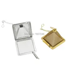 50 шт./партия, Чайный фильтр пирамиды из нержавеющей стали, ситечко для заваривания чая, фильтр для листьев, аксессуары для чайной посуды