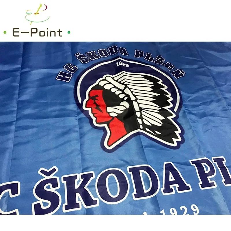 Чешская Республика HC Skoda Plzen 3 фута * 5 футов (90*150 см) размер рождественские