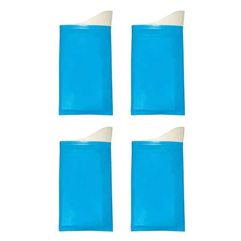 4 قطعة 600 مللي للجنسين في الهواء الطلق السفر البول منع النتانة البسيطة القيء أكياس أداة مربع للجنسين في الهواء الطلق السفر صديقة للبيئة أدوات ...
