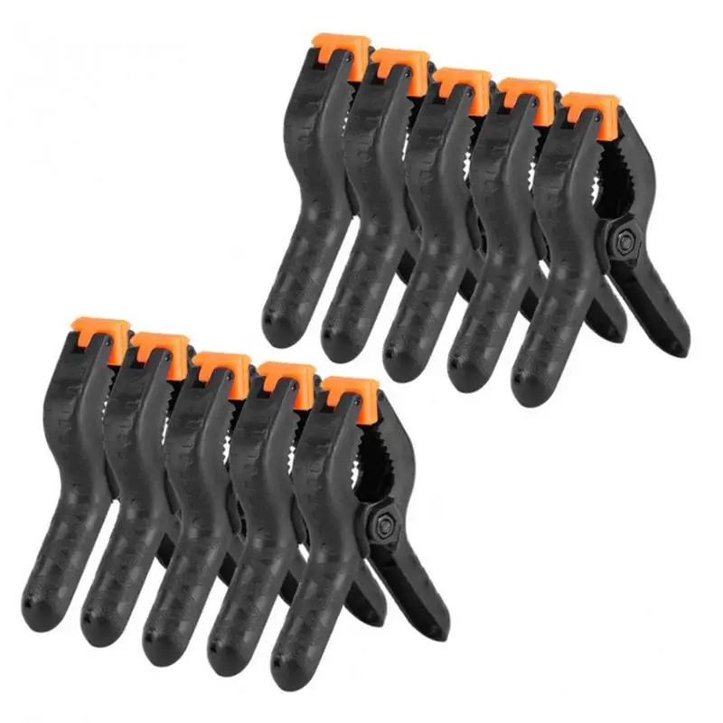 

10PCS/Lot Plastic A Shaped Woodworking Spring Clip Wood Clips Hardware Wood Working Tools 2-9" Clamping Various DIY