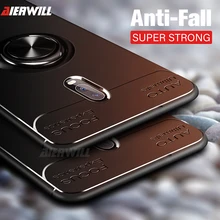 

Shockproof Case For oneplus 6T Case Finger Ring Magnet Matte tpu Silicone Cover For oneplus 6T case oneplus 6 one plus 6T case
