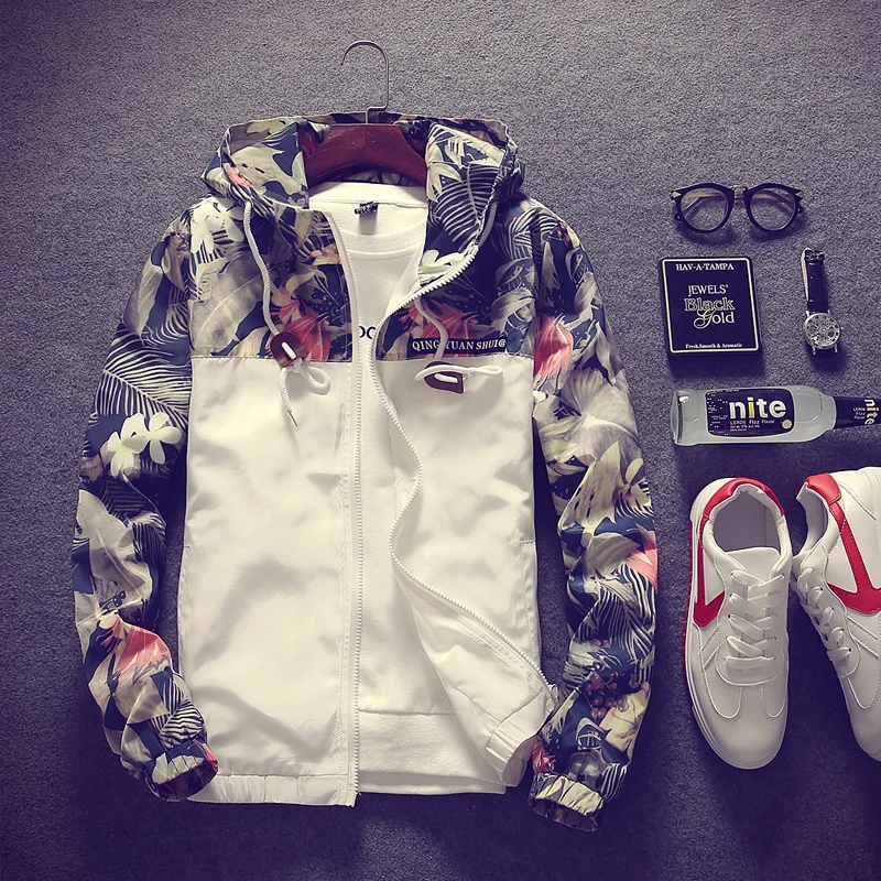 

Men's Spring and Autumn Baseball Clothes, Slim Hat Shirts, Fashionable Jackets, Leisure Jackets, Autumn Clothes