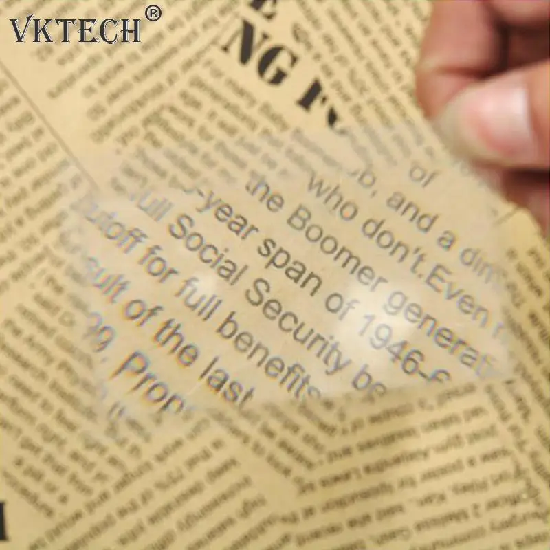 

1pc 3 X Magnifier Fresnel LENS Magnifying Glass Pocket Credit Card Size Transparent Magnifying Glass Loupe 8.5 x 5.5cm