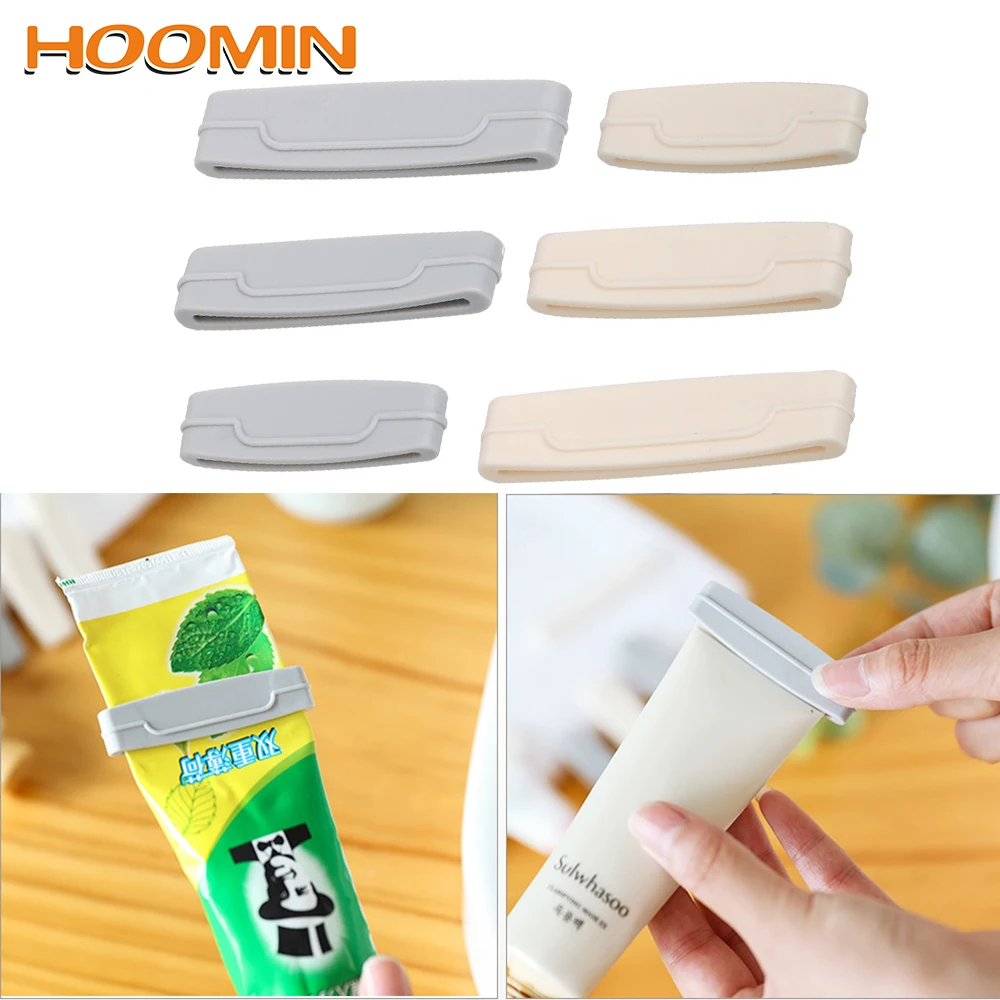 

3pcs/set Toothpaste Squeezer Dispenser Cream Tube Squeezer Extruding Toothpaste Clip Easy Bathroom Products