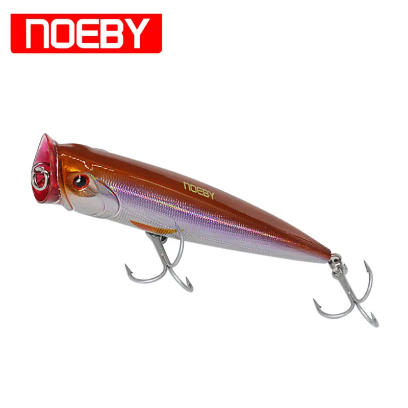 NOEBY Popper рыболовные приманки 140 мм/40 г Topwater жесткая приманка Франция VMC Para Pesca Leurre Dur