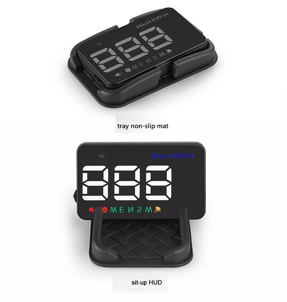 Kebidumei A5Universal Car HUD GPS Speed ometer Head Up Display Digital Over Alert проектор на лобовое стекло
