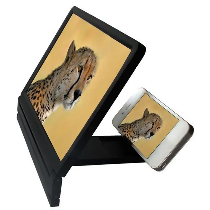 

3X Magnifier Screen Eyes Protection Display 3D Video Amplifier Folding Enlarged Expander Stand for Mobile Phone