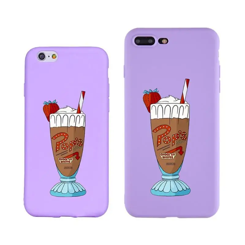 

Cold Drink Candy Color Noble Purple Phone Case Anti-Wear Soft Protective Back Shell for iPhone for iPhone 6/iPhone 6s