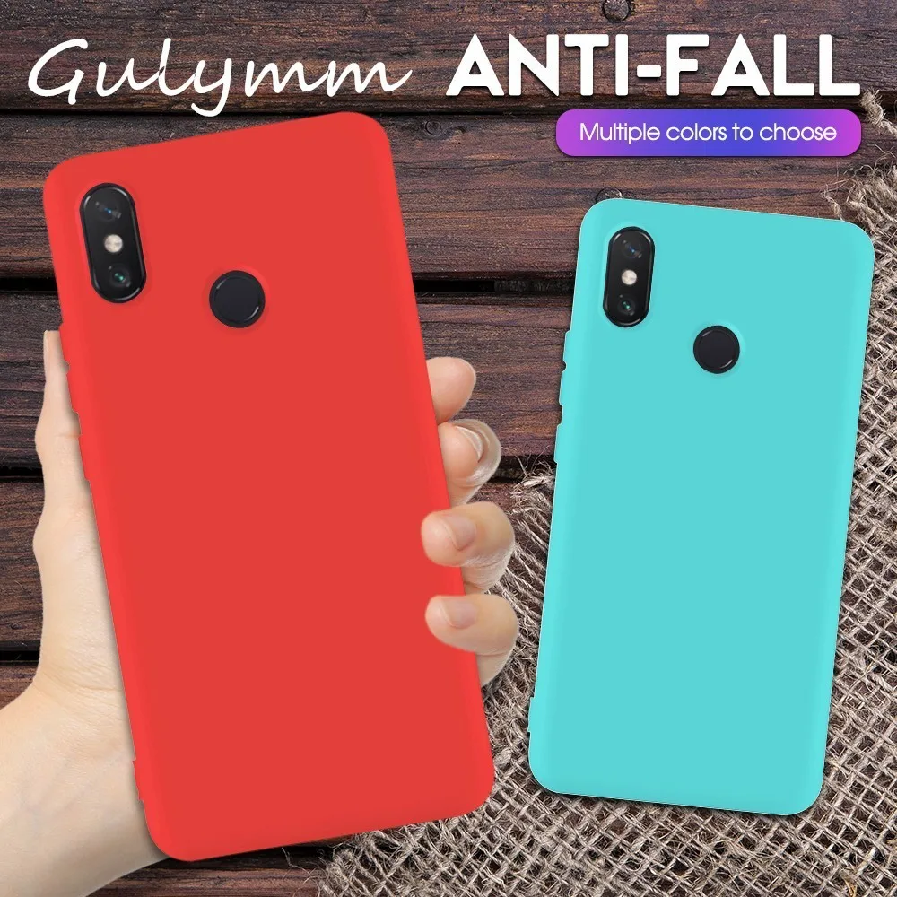 

Candy Silicone Phone Case for Xiaomi Redmi Note 7 7Pro On Redmi7 7 Matte TPU Cover For Redmi Note 7 Global High Quality Case