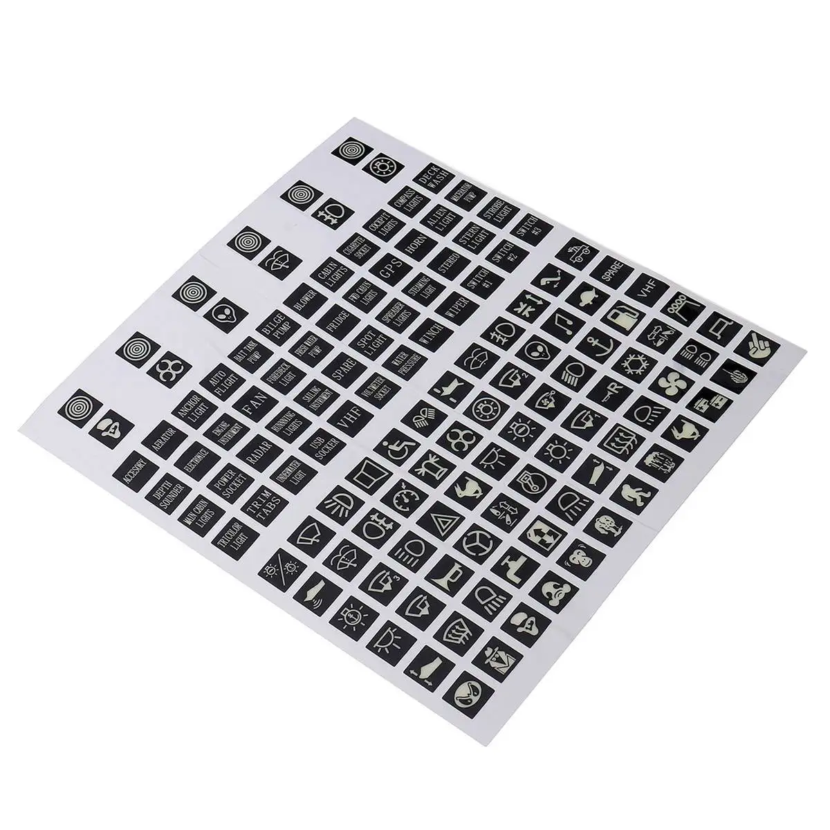 Buy Rocker Switch Label Decal Circuit Panel Luminous