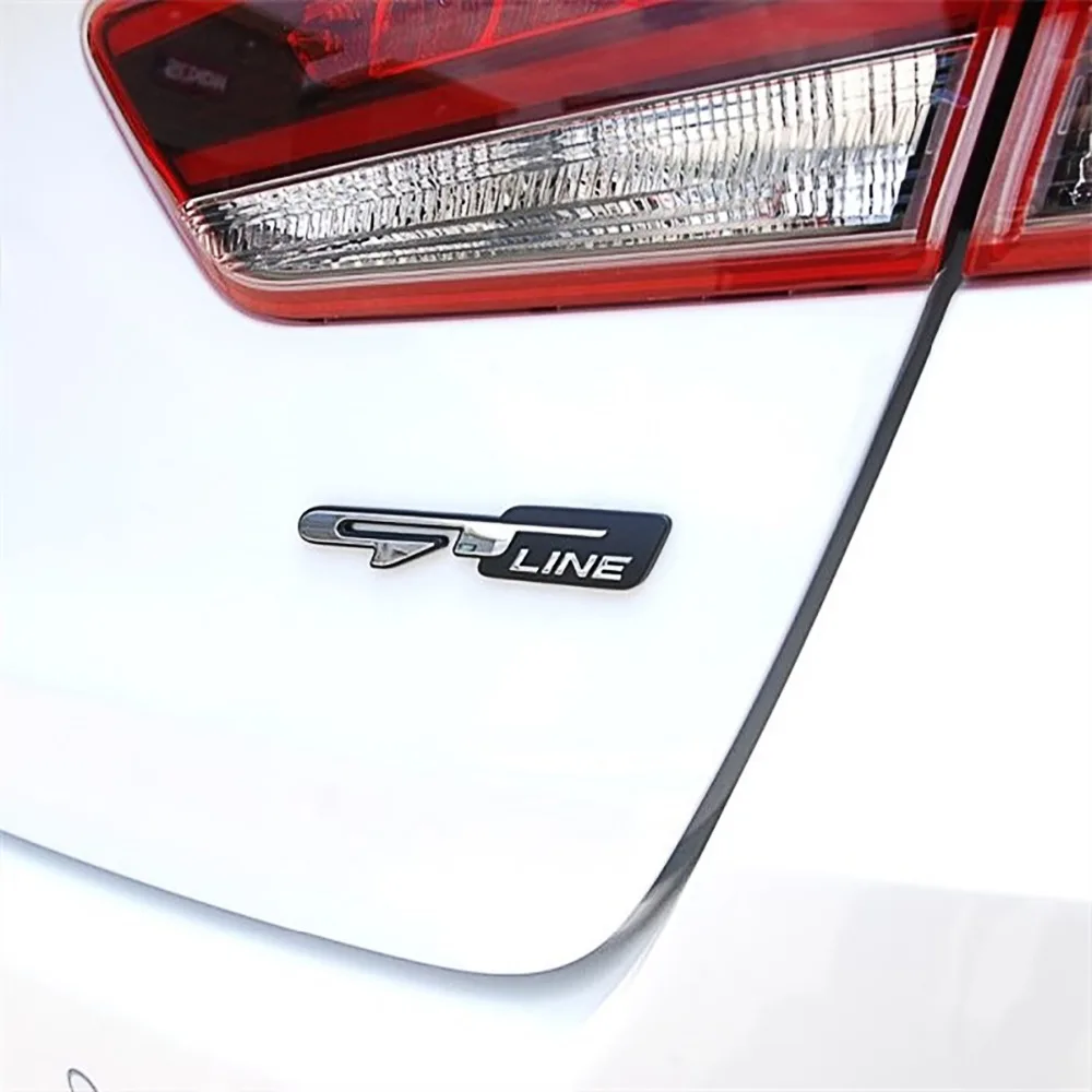 3 шт. 3D хромированная Автомобильная наклейка для KIA Optima K5 GT Line Авто Логотип эмблема
